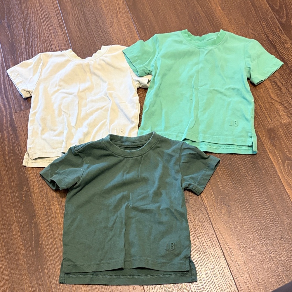 Little Bipsy bundle green Short Sleeve T-Shirt Set 12-18 month